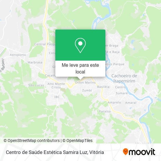 Centro de Saúde Estética Samira Luz mapa