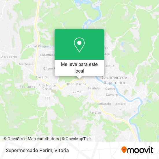Supermercado Perim mapa