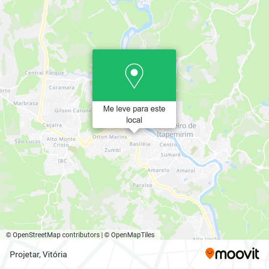 Projetar mapa