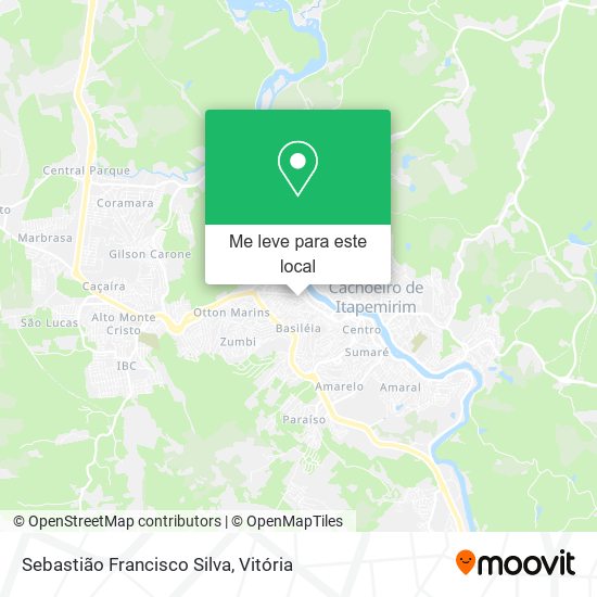Sebastião Francisco Silva mapa