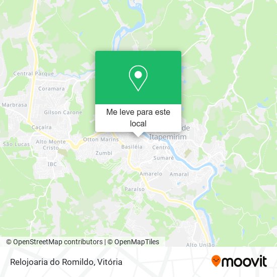 Relojoaria do Romildo mapa