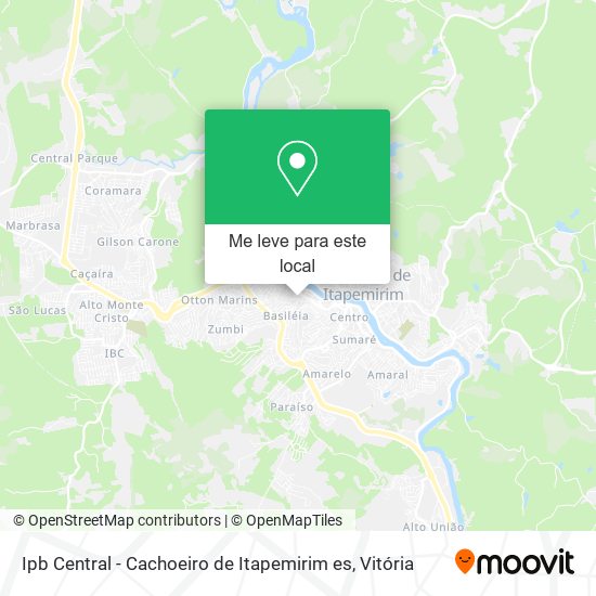 Ipb Central - Cachoeiro de Itapemirim es mapa