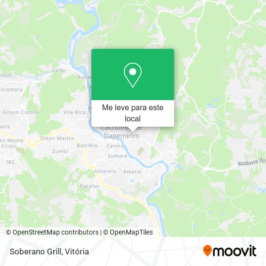 Soberano Grill mapa