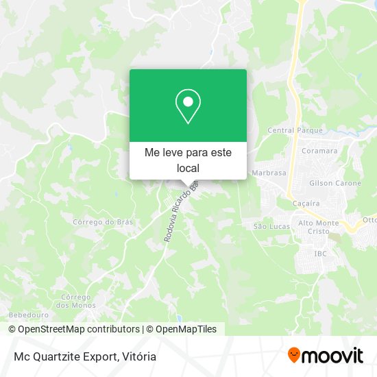 Mc Quartzite Export mapa