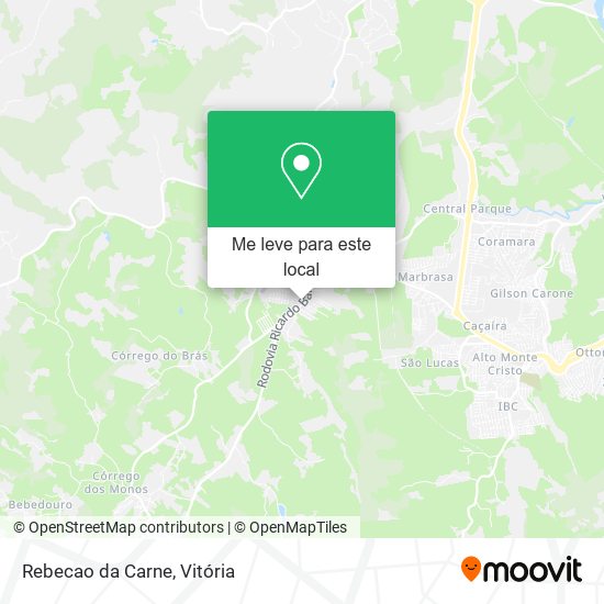 Rebecao da Carne mapa
