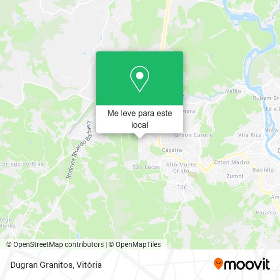 Dugran Granitos mapa