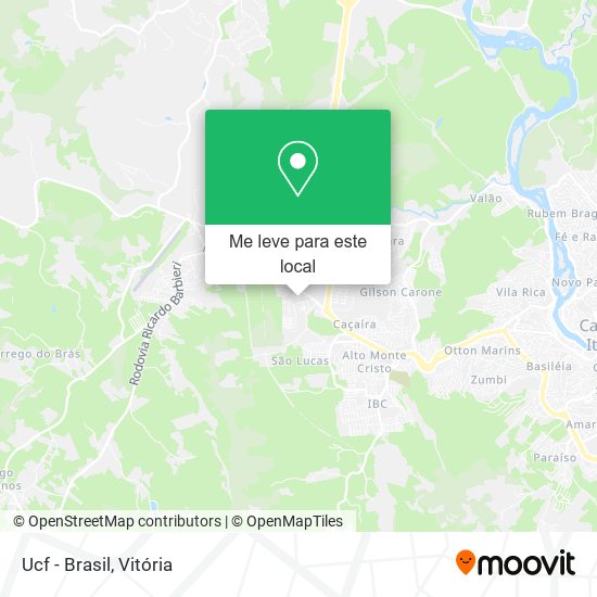 Ucf - Brasil mapa