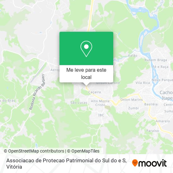 Associacao de Protecao Patrimonial do Sul do e S mapa