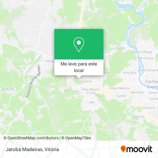 Jatobá Madeiras mapa