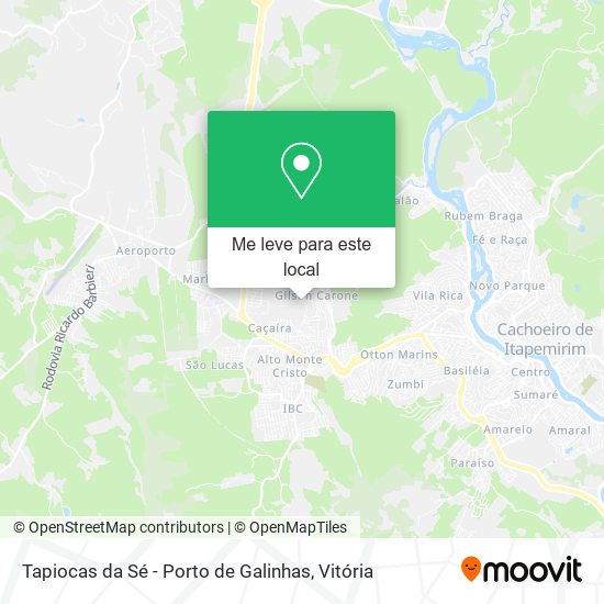 Tapiocas da Sé - Porto de Galinhas mapa