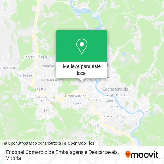 Encopel Comercio de Embalagens e Descartaveis mapa