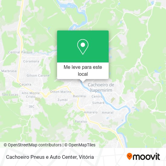 Cachoeiro Pneus e Auto Center mapa