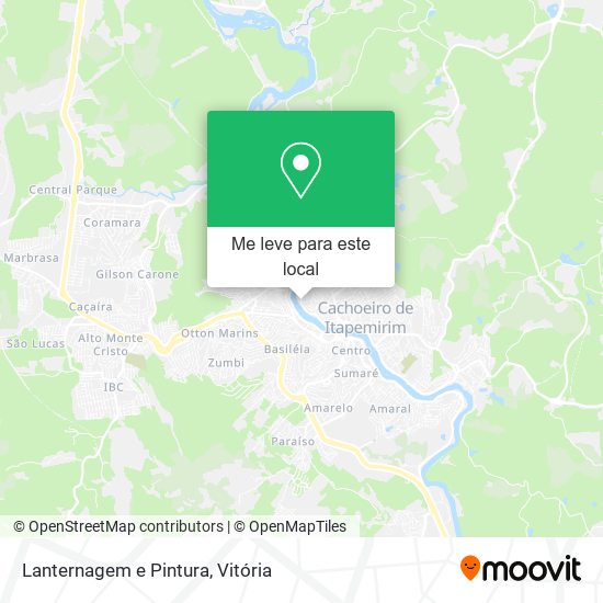 Lanternagem e Pintura mapa