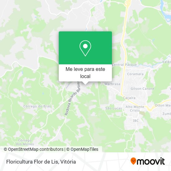 Floricultura Flor de Lis mapa