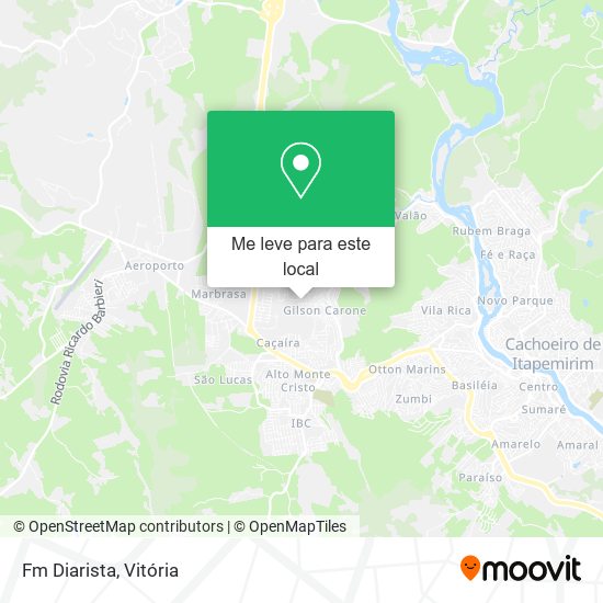 Fm Diarista mapa