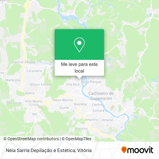 Néia Sarria Depilação e Estética mapa