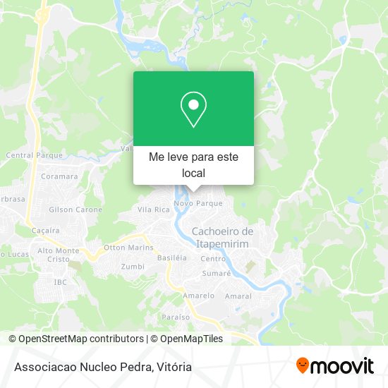 Associacao Nucleo Pedra mapa