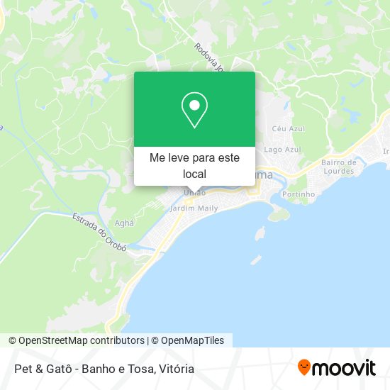 Pet & Gatô - Banho e Tosa mapa
