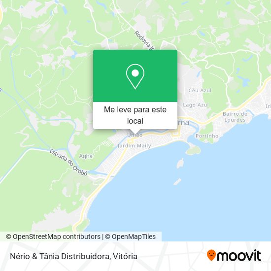 Nério & Tânia Distribuidora mapa