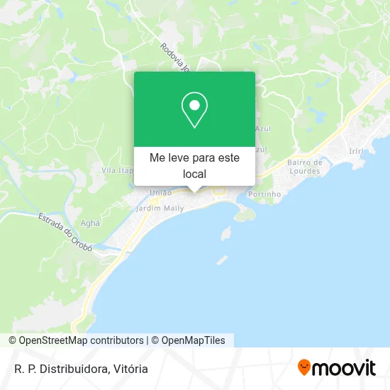 R. P. Distribuidora mapa