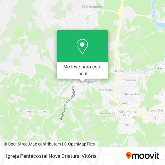 Igreja Pentecostal Nova Criatura mapa