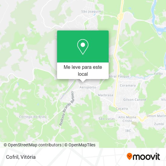 Cofril mapa