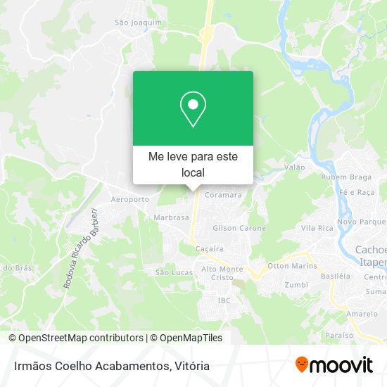 Irmãos Coelho Acabamentos mapa