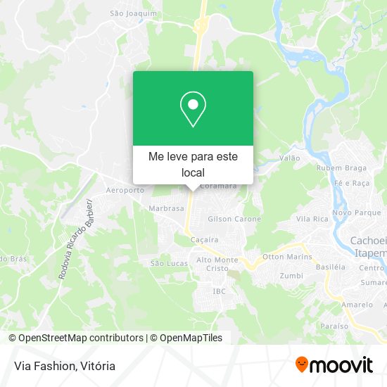 Via Fashion mapa
