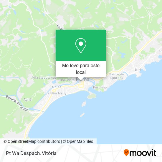 Pt Wa Despach mapa