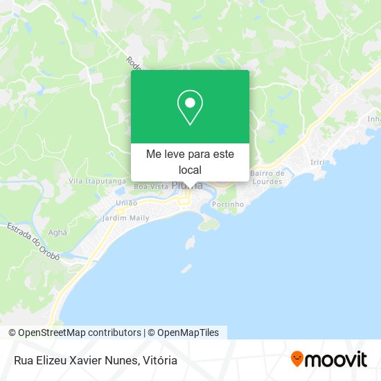 Rua Elizeu Xavier Nunes mapa