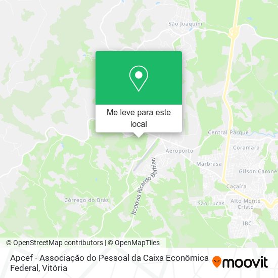 Apcef - Associação do Pessoal da Caixa Econômica Federal mapa