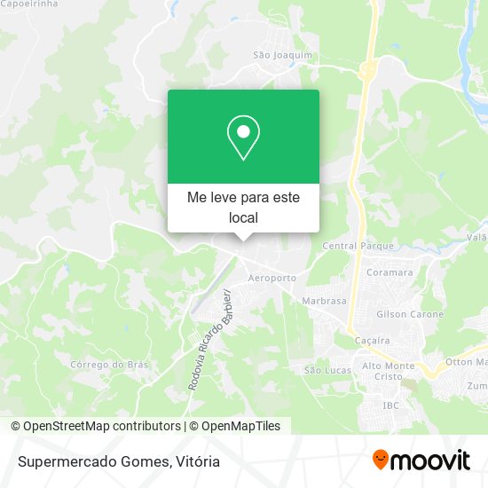 Supermercado Gomes mapa