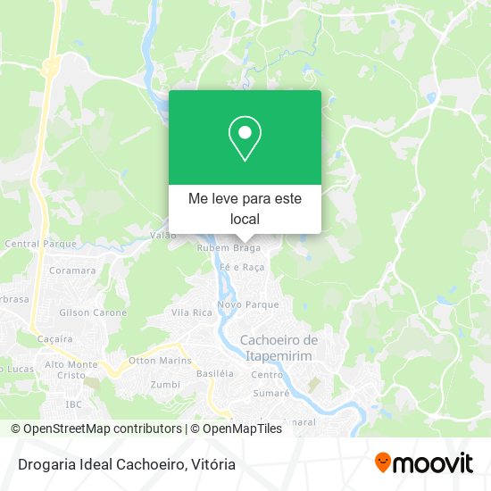 Drogaria Ideal Cachoeiro mapa