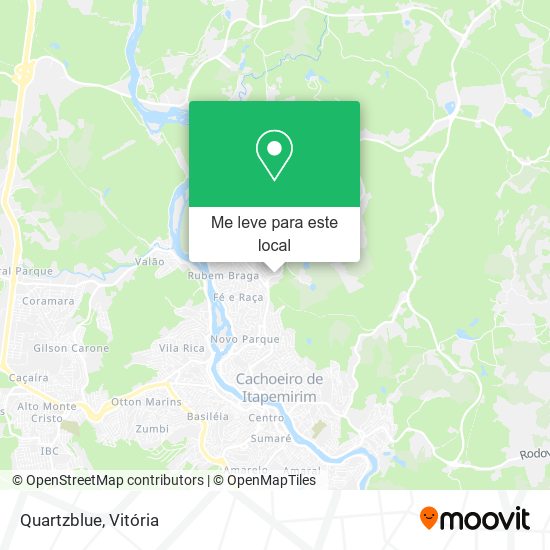 Quartzblue mapa