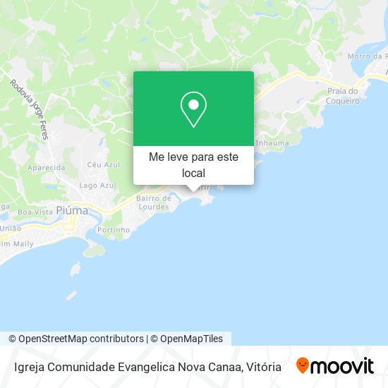 Igreja Comunidade Evangelica Nova Canaa mapa