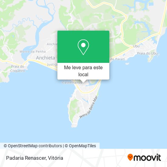 Padaria Renascer mapa