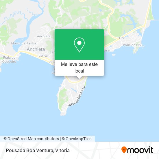 Pousada Boa Ventura mapa