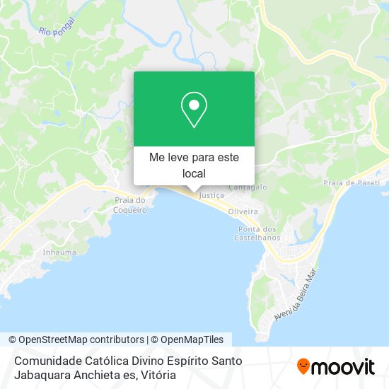 Comunidade Católica Divino Espírito Santo Jabaquara Anchieta es mapa
