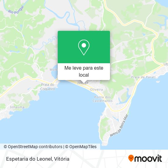 Espetaria do Leonel mapa