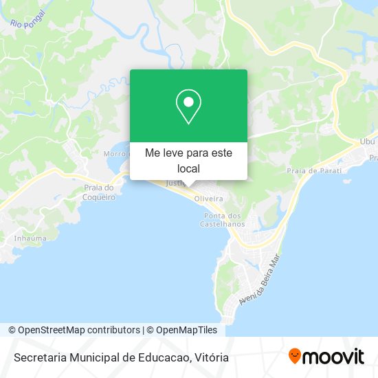 Secretaria Municipal de Educacao mapa