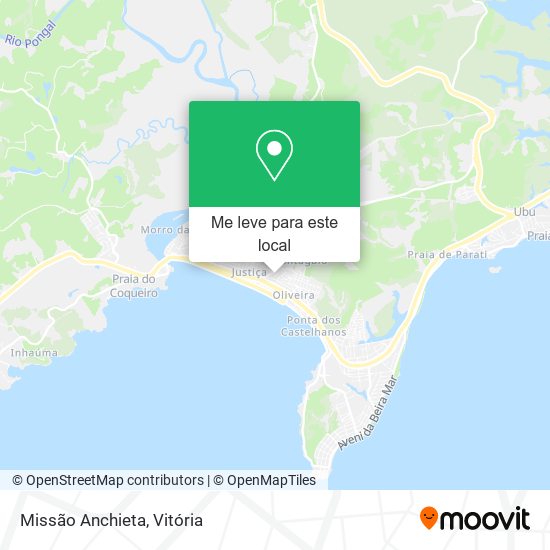 Missão Anchieta mapa