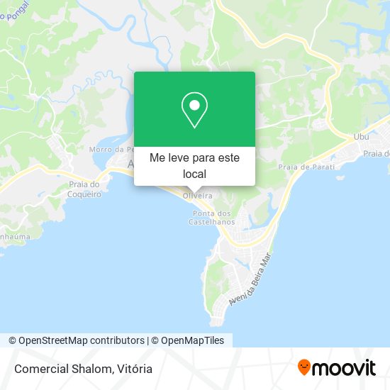 Comercial Shalom mapa