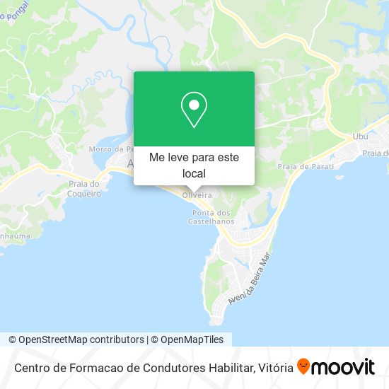 Centro de Formacao de Condutores Habilitar mapa