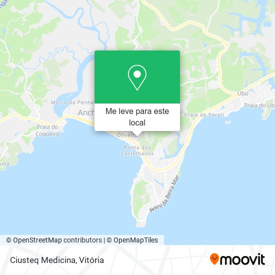 Ciusteq Medicina mapa