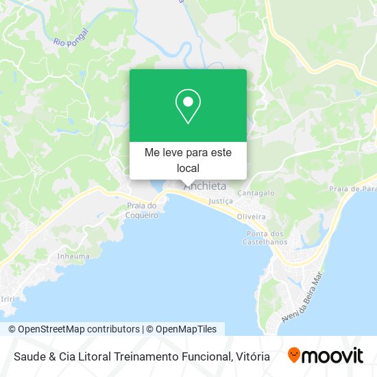 Saude & Cia Litoral Treinamento Funcional mapa