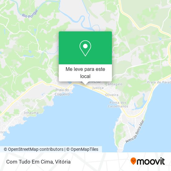 Com Tudo Em Cima mapa