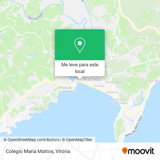 Colégio Maria Mattos mapa