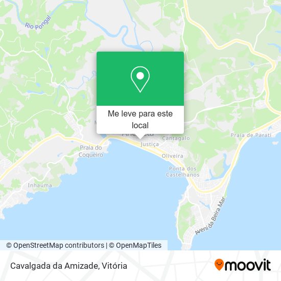 Cavalgada da Amizade mapa