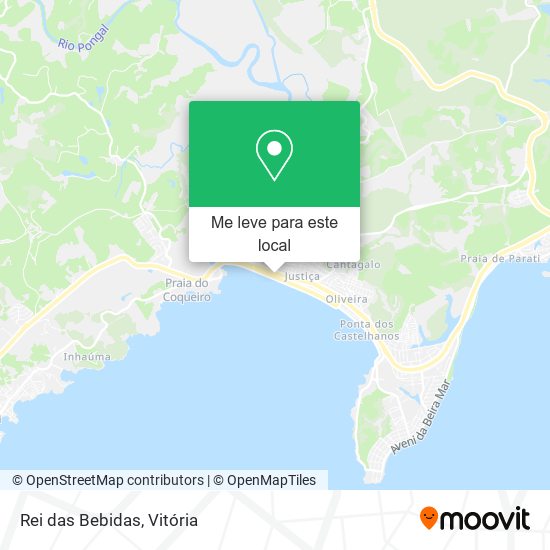 Rei das Bebidas mapa