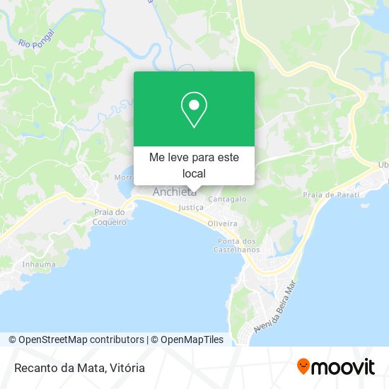Recanto da Mata mapa